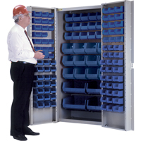 Deep-Door Combination Cabinet, 38" W x 24" D x 72" H, 36 Shelves Kelford