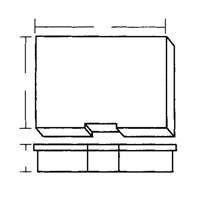 Compartment Case, Plastic, 15-1/2" W x 11-3/4" D x 2-1/2" H, Grey CB498 | Kelford