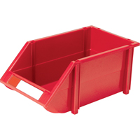 Bac empilable & &agrave; suspendre, 8-3/16" la, 6-3/16" h x 14" p, Rouge Kelford
