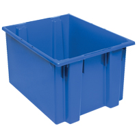 Stack & Nest Totes, 13" x 23.5" x 19.5", Blue Kelford