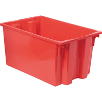Stack & Nest Totes, 12" x 23.5" x 15.5", Red Kelford