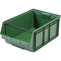 Contenants g&eacute;ants empilables, 18,375" la x 29" p x 11,875" h, Vert Kelford