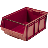 Contenants g&eacute;ants empilables, 18,375" la x 29" p x 11,875" h, Rouge Kelford