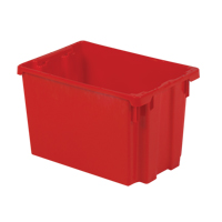 Contenants Stack-N-Nest Polylewton, 12,1" x 19,4" x 12,9", Rouge Kelford