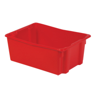 Contenants Stack-N-Nest Polylewton, 10,5" x 26,1" x 18,7", Rouge Kelford