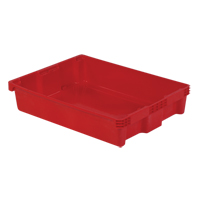 Contenants Stack-N-Nest Polylewton, 6,1" x 29,6" x 22,4", Rouge Kelford