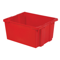 Contenants Stack-N-Nest Polylewton, 15,1" x 30,1" x 24", Rouge Kelford