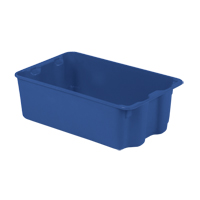 Contenants Stack-N-Nest Polylewton, 7,9" x 24" x 14,1", Bleu Kelford
