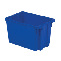Contenants Stack-N-Nest Polylewton, 12,1" x 19,4" x 12,9", Bleu Kelford
