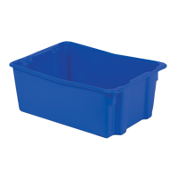 Contenants Stack-N-Nest Polylewton, 10,5" x 26,1" x 18,7", Bleu Kelford