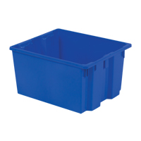 Contenants Stack-N-Nest Polylewton, 13" x 24" x 20", Bleu Kelford