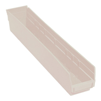 Bac pour &eacute;tag&egrave;re &eacute;conomique, 4-1/8" la, 4" h x 23-5/8" p, Ivoire Kelford