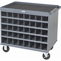Heavy-Duty 2-Sided Mobile Carts/Work Stations, 1000 lbs. Capacity, 34" x W, 32" x H, 24" D, All-Welded CD349 | Kelford
