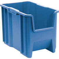 Giant Stacking Containers, 10.875" W x 17.5" D x 12.5" H, Blue CD576 | Kelford