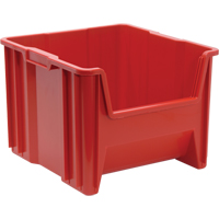 Giant Stacking Containers, 16.5" W x 17.5" D x 12.5" H, Red CD580 | Kelford
