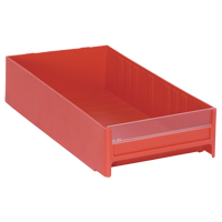 ARMOIRE TIROIR ROUGE 11"LX 5 5/8"LAX2 1/2"H, 5-5/8" la x 11" p x 2-1/2" h, Rouge Kelford