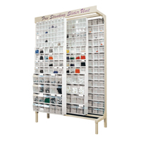 Syst&egrave;me de stockage &agrave; glissi&egrave;re &agrave; bacs basculants autonome, 48" la x 18" p x 77" h, 112 tiroirs Kelford