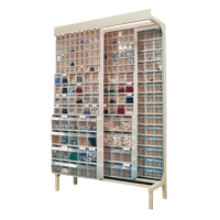 Syst&egrave;me de stockage &agrave; glissi&egrave;re &agrave; bacs basculants autonome, 48" la x 18" p x 77" h, 112 tiroirs Kelford