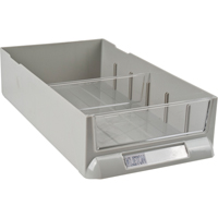 Replacement Drawer for KPC-100 Parts Cabinets, Plastic, 6-3/8" W x 11-3/10" D x 2-11/16" H, Grey Kelford