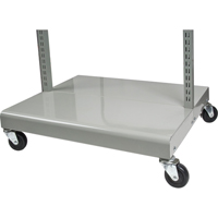 Servante mobile de bacs &agrave; plateaux inclinables - chariot seulement, &agrave; deux c&ocirc;t&eacute;s, 26-1/4" la x 22" p x 57-1/2" h Kelford