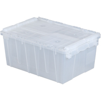 Flipak<sup>®</sup> Polypropylene Plastic (PP) Distribution Containers, 21.8" x 15.2" x 9.3", Clear CF558 | Kelford