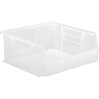 Clear-View Ultra Stack & Hang Bin, 11" W x 5" H x 10-7/8" D, Clear Kelford