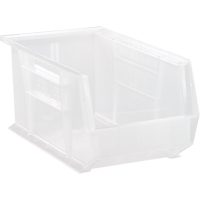Clear-View Ultra Stack & Hang Bin, 8-1/4" W x 7" H x 14-3/4" D, Clear Kelford