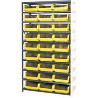 &eacute;l&eacute;ment de rayonnage avec bacs empilables, Acier, Bac Magnum, Capacit&eacute; 650 lb, 42" la x 76" h Kelford