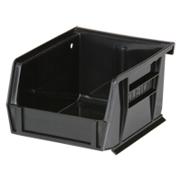 Stack & Hang Bin, 4-1/8" W x 3" H x 5-3/8" D, Black Kelford
