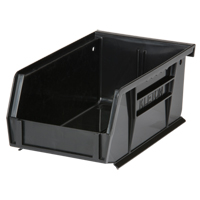 Stack & Hang Bin, 4-1/8" W x 3" H x 7-3/8" D, Black Kelford