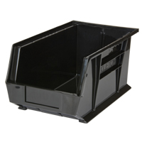 Stack & Hang Bin, 8-1/4" W x 7" H x 14-3/4" D, Black Kelford