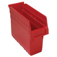 Bacs pour &eacute;tag&egrave;re Store-Max, 4-3/8" la x 8" H x 11-5/8" p, Rouge, Capacit&eacute; 44 lb Kelford