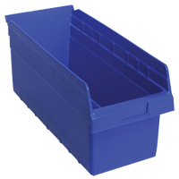 Bacs pour &eacute;tag&egrave;re Store-Max, 8-3/8" la x 8" H x 17-7/8" p, Bleu, Capacit&eacute; 56 lb Kelford