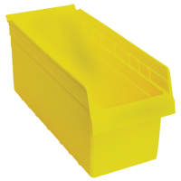 Bacs pour &eacute;tag&egrave;re Store-Max, 8-3/8" la x 8" H x 17-7/8" p, Jaune, Capacit&eacute; 56 lb Kelford