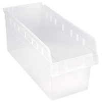 Bacs pour &eacute;tag&egrave;re Store-Max, 8-3/8" la x 8" H x 17-7/8" p, Transparent, Capacit&eacute; 56 lb Kelford