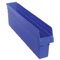 Bacs pour &eacute;tag&egrave;re Store-Max, 4-3/8" la x 8" H x 23-5/8" p, Bleu, Capacit&eacute; 68 lb Kelford