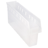 Bacs pour &eacute;tag&egrave;re Store-Max, 4-3/8" la x 8" H x 23-5/8" p, Transparent, Capacit&eacute; 68 lb Kelford