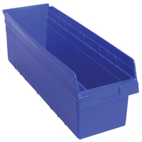 Bacs pour &eacute;tag&egrave;re Store-Max, 8-3/8" la x 8" H x 23-5/8" p, Bleu, Capacit&eacute; 68 lb Kelford