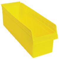 Bacs pour &eacute;tag&egrave;re Store-Max, 8-3/8" la x 8" H x 23-5/8" p, Jaune, Capacit&eacute; 68 lb Kelford