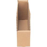 Boîtes profondes en carton ondul&eacute;, 1-15/16" la x 11-1/4" p x 4-1/2" h, Beige Kelford
