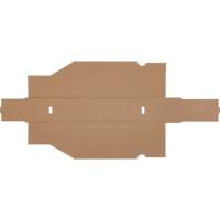 Boîtes profondes en carton ondul&eacute;, 2-7/8" la x 11-1/4" p x 4-1/2" h, Beige Kelford