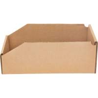 Boîtes profondes en carton ondul&eacute;, 5-3/4" la x 11-1/4" p x 4-1/2" h, Beige Kelford