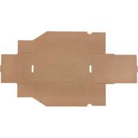 Boîtes profondes en carton ondul&eacute;, 5-3/4" la x 11-1/4" p x 4-1/2" h, Beige Kelford