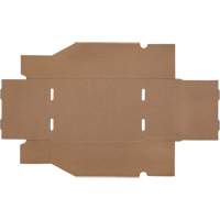 Boîtes profondes en carton ondul&eacute;, 7-5/8" la x 11-5/16" p x 4-1/2" h, Beige Kelford