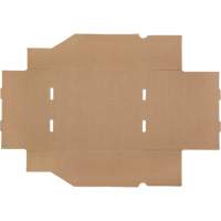 Boîtes profondes en carton ondul&eacute;, 9-3/4" la x 11-1/4" p x 4-1/2" h, Beige Kelford