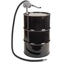 Rotary Lobe Type Drum Pump, Aluminum/Steel, Fits 55 Gal., 1 liter per revolution DC111 | Kelford