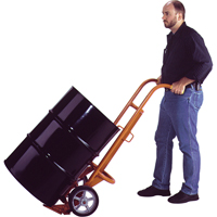 Chariots ergonomiques pour baril, Fabriqu&eacute; en Acier, 55 - 85 gal. US (45 - 70 gal. imp.) Kelford
