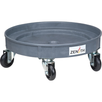 Leak Containment Drum Dolly, 24.25" dia. X 8.625" H, 1.5 US Gal. Spill Cap. Kelford