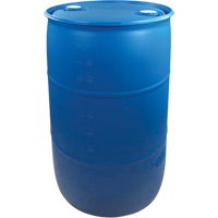 Polyethylene Drums, 55 US gal (45 imp. gal.), Closed Top, Blue DC529 | Kelford