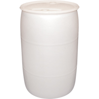 Polyethylene Drums, 55 US gal (45 imp. gal.), Closed Top, Natural DC531 | Kelford